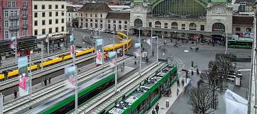 Euler Basel Vorplatz Tram