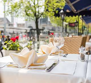 Terrasse Basel Euler Centralbahnplatz